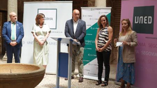 La Diputación de Segovia colabora con el Centro Asociado de la UNED en el ciclo de capacitación para emprendedores y profesionales